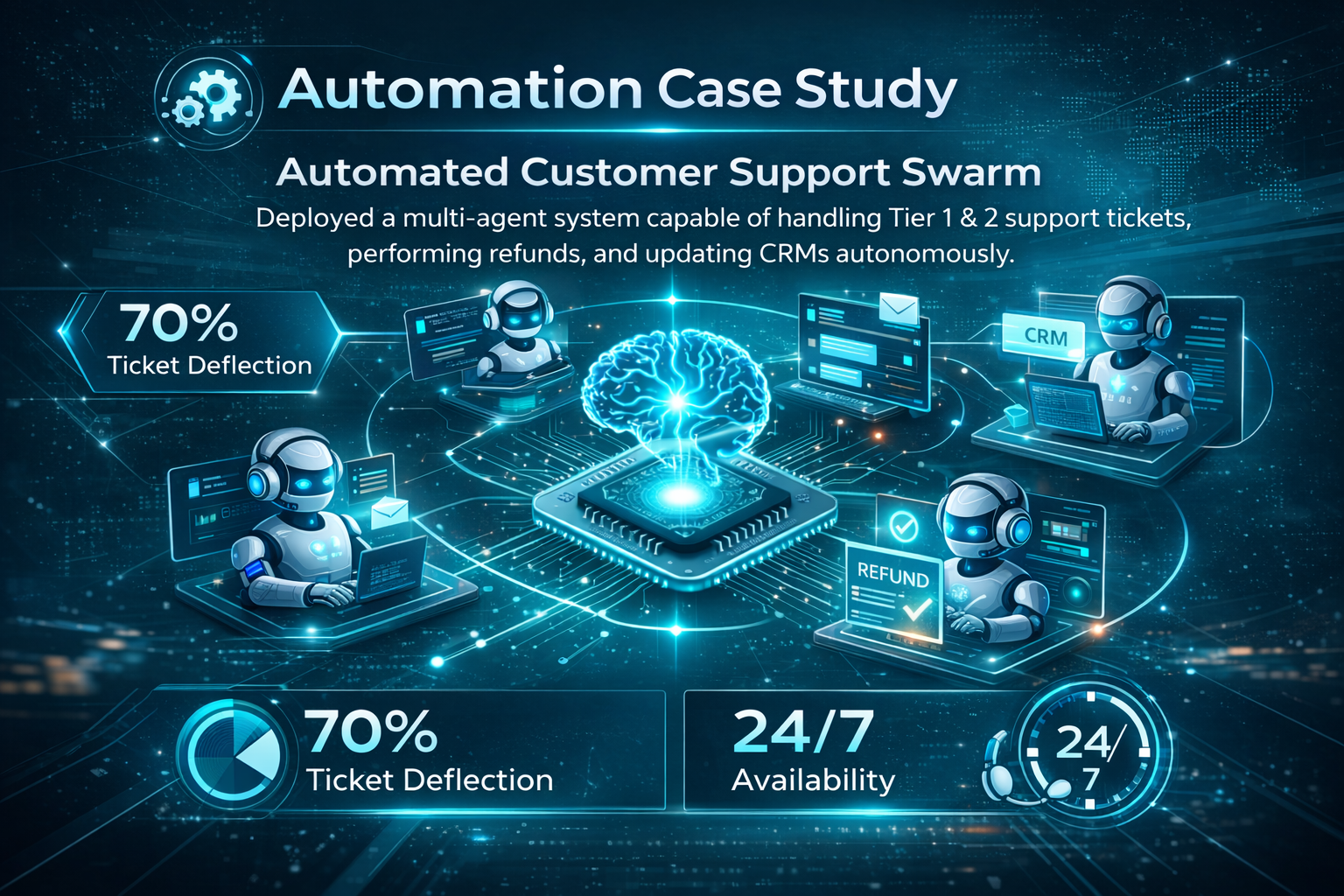 Automated Customer Support Swarm